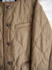 画像3: R&D.M.Co- / OLDMAN'S TAILOR QUILTING ROYAL SCHOOL NOCOLLAR JACKET  オールドマンズテーラーアールアンドディーエムコー キルティングロイヤルスクールノーカラージャケット(m1278a36) (3)