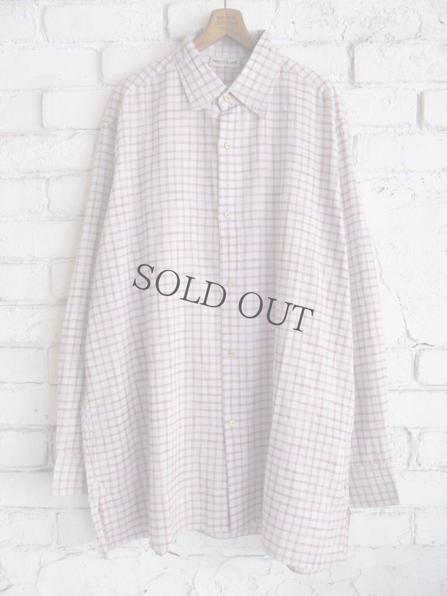 画像1: MAATEE&SONS GUPTA KHADI COTTON SHIRTS  マーティーアンドサンズ  グプタカディコットンシャツ（MT5103-0604） (1)