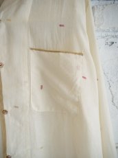 画像3: MAATEE&SONS OP JAMDANI マーティーアンドサンズ  ジャムダニシャツ（MT5103-0611） (3)