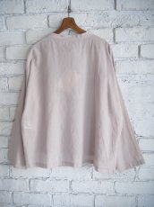画像5: CALICO キャリコ うっすらカディダブルボタンブラウス FT1160 C1000 S12LGY (5)