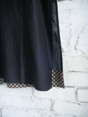 画像5: CALICO キャリコ ロングクルタ手織コットンシルク UD0080 CS2000 S11BK (5)