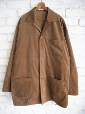 画像1: cale corduroy work shirt jacket カル コーデュロイワークシャツジャケット C253F06B01 (1)