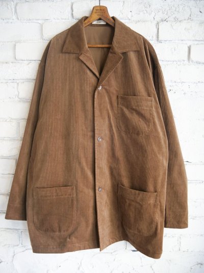 画像1: cale corduroy work shirt jacket カル コーデュロイワークシャツジャケット C253F06B01