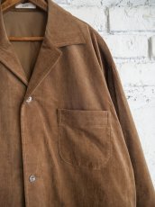 画像3: cale corduroy work shirt jacket カル コーデュロイワークシャツジャケット C253F06B01 (3)