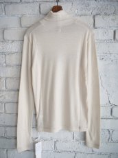 画像6: blurhms （レディース）Wool Rib Turtle Neck ブラームス ウールリブタートルネック（BHS24F12F25） (6)