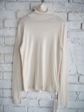 画像2: blurhms （レディース）Wool Rib Turtle Neck ブラームス ウールリブタートルネック（BHS24F12F25） (2)