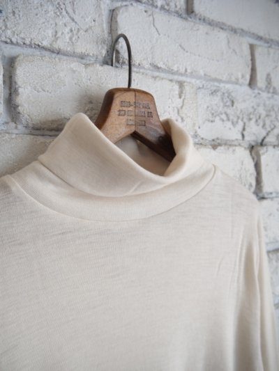 画像2: blurhms （レディース）Wool Rib Turtle Neck ブラームス ウールリブタートルネック（BHS24F12F25）