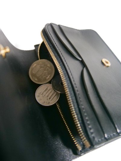 画像3: forme Short wallet Serpentine × DOUBLE フォルメ ショートウォレット サーペンタイン × ダブル（flp-26）