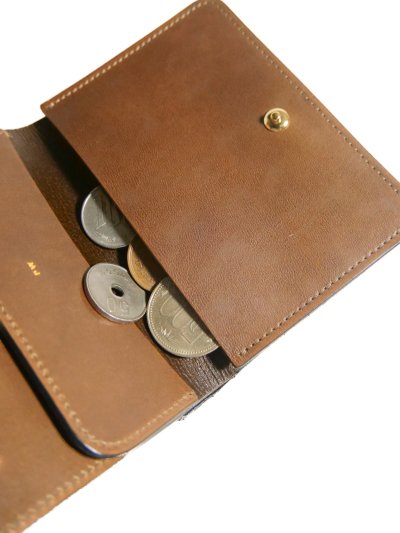 画像3: forme Post wallet Vachetta calf reverse × DOUBLE フォルメ ポストウォレット バケッタカーフリバース × ダブル（flp-30）