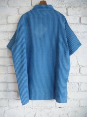 画像5: CALICO キャリコ サマーシャツ 天然染シアサッカーカディ UT0070 C1028 T43ID (5)