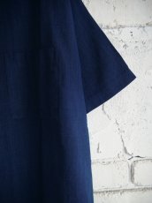 画像3: CALICO キャリコ サマーシャツ 天然染しっくりカディ UT0070 C1100 T13ID (3)