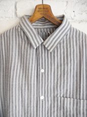 画像2: CALICO キャリコ サマーシャツ シアサッカーカディ UT0070 C1028 S41BKGY (2)