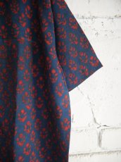 画像3: CALICO キャリコ サマーシャツ イプラヒムプロックブリント布_ソロフラワー UT0070 C1807MM T73LIRD (3)