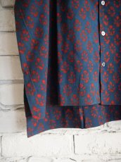 画像4: CALICO キャリコ サマーシャツ イプラヒムプロックブリント布_ソロフラワー UT0070 C1807MM T73LIRD (4)