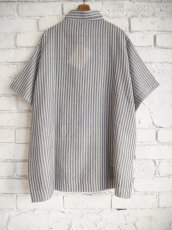 画像5: CALICO キャリコ サマーシャツ シアサッカーカディ UT0070 C1028 S41BKGY (5)