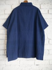 画像5: CALICO キャリコ サマーシャツ 天然染しっくりカディ UT0070 C1100 T13ID (5)