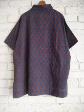 画像5: CALICO キャリコ サマーシャツ イプラヒムプロックブリント布_ソロフラワー UT0070 C1807MM T73LIRD (5)