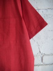 画像3: CALICO キャリコ サマーシャツ 天然染しっくりカディ UT0070 C1100 T18RD (3)