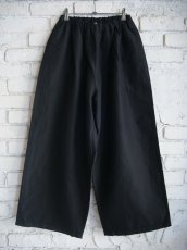 画像1: homspun ホームスパン W/L ギャザーワイドパンツ (3389) (1)