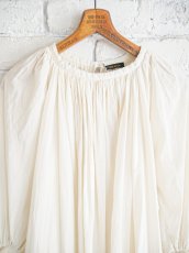 画像2: R&D.M.Co- / OLDMAN'S TAILOR GARMENT DYE LAWN SMOCK DRESS オールドマンズテーラーアールアンドディーエムコー ガーメントダイローンスモックコート (7518)  (2)