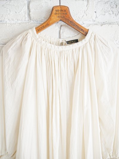 画像2: R&D.M.Co- / OLDMAN'S TAILOR GARMENT DYE LAWN SMOCK DRESS オールドマンズテーラーアールアンドディーエムコー ガーメントダイローンスモックコート (7518) 