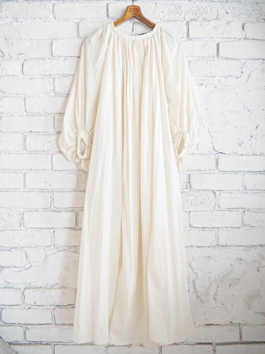 画像1: R&D.M.Co- / OLDMAN'S TAILOR GARMENT DYE LAWN SMOCK DRESS オールドマンズテーラーアールアンドディーエムコー ガーメントダイローンスモックコート (7518)  (1)