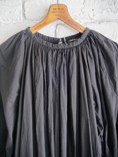 画像2: R&D.M.Co- / OLDMAN'S TAILOR GARMENT DYE LAWN SMOCK DRESS オールドマンズテーラーアールアンドディーエムコー ガーメントダイローンスモックコート (7518) 
