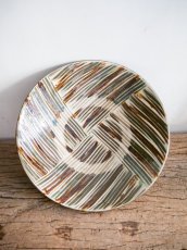 画像1: 小鹿田焼 坂本工窯 尺皿 (1)