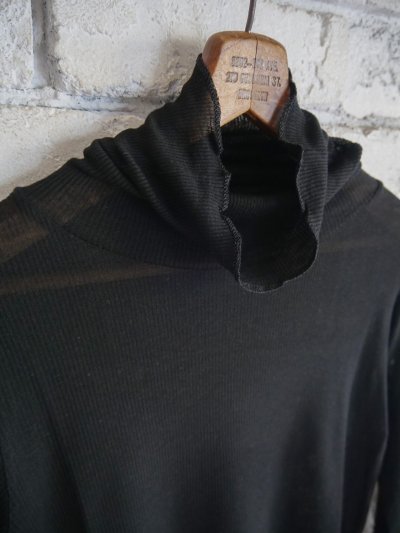 画像2: BATONER【WOMEN'S】MELTY RIB HIGH NECK LONG SLEEVE T-SHIRT バトナー メルティーリブハイネックロングスリーブTシャツ（BN-25FL-009）