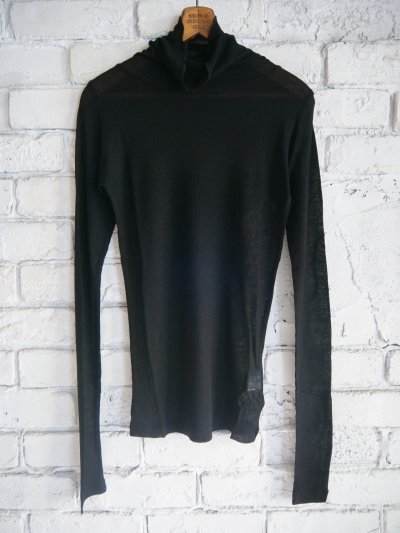 画像1: BATONER【WOMEN'S】MELTY RIB HIGH NECK LONG SLEEVE T-SHIRT バトナー メルティーリブハイネックロングスリーブTシャツ（BN-25FL-009）