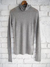 画像1: BATONER【WOMEN'S】MELTY RIB HIGH NECK LONG SLEEVE T-SHIRT バトナー メルティーリブハイネックロングスリーブTシャツ（BN-25FL-009） (1)