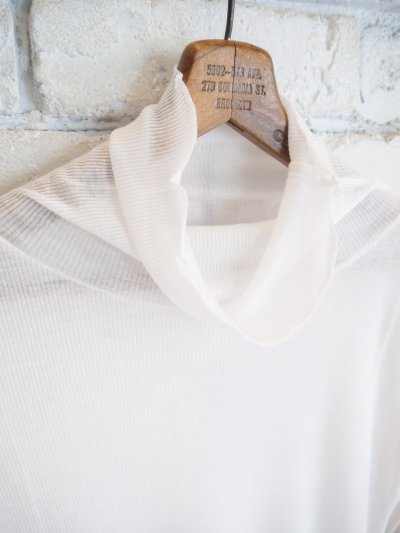 画像2: BATONER【WOMEN'S】MELTY RIB HIGH NECK LONG SLEEVE T-SHIRT バトナー メルティーリブハイネックロングスリーブTシャツ（BN-25FL-009）