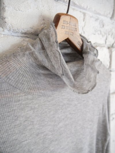 画像2: BATONER【WOMEN'S】MELTY RIB HIGH NECK LONG SLEEVE T-SHIRT バトナー メルティーリブハイネックロングスリーブTシャツ（BN-25FL-009）