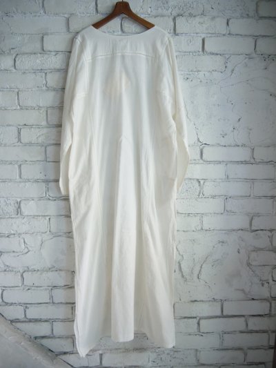 画像3: CALICO キャリコ ロングVネックドレスモスリンD FD0090 C1014 