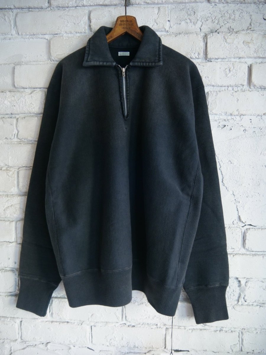 画像1: A.PRESSE Vintage Half Zip Sweatshirt アプレッセ  ハーフジップスウェットシャツ (25AAP-05-09) (1)