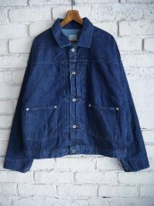 画像1: POST OʼALLS EL RANCHERO 3 : 12OZ. DENIM INDIGO DEEP WASH ポストオーバーオールズ 12.5oz デニムジャケット  (3105) (1)