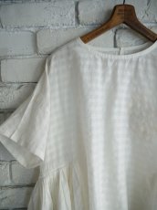 画像2: CALICO キャリコ ローズトップス トランスバレントギンガムチェックカディ FT0020 C1016 U10 (2)