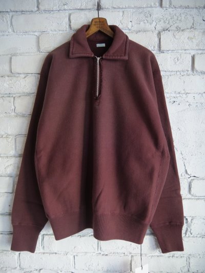 画像1: A.PRESSE Vintage Half Zip Sweatshirt アプレッセ  ハーフジップスウェットシャツ (25AAP-05-09)