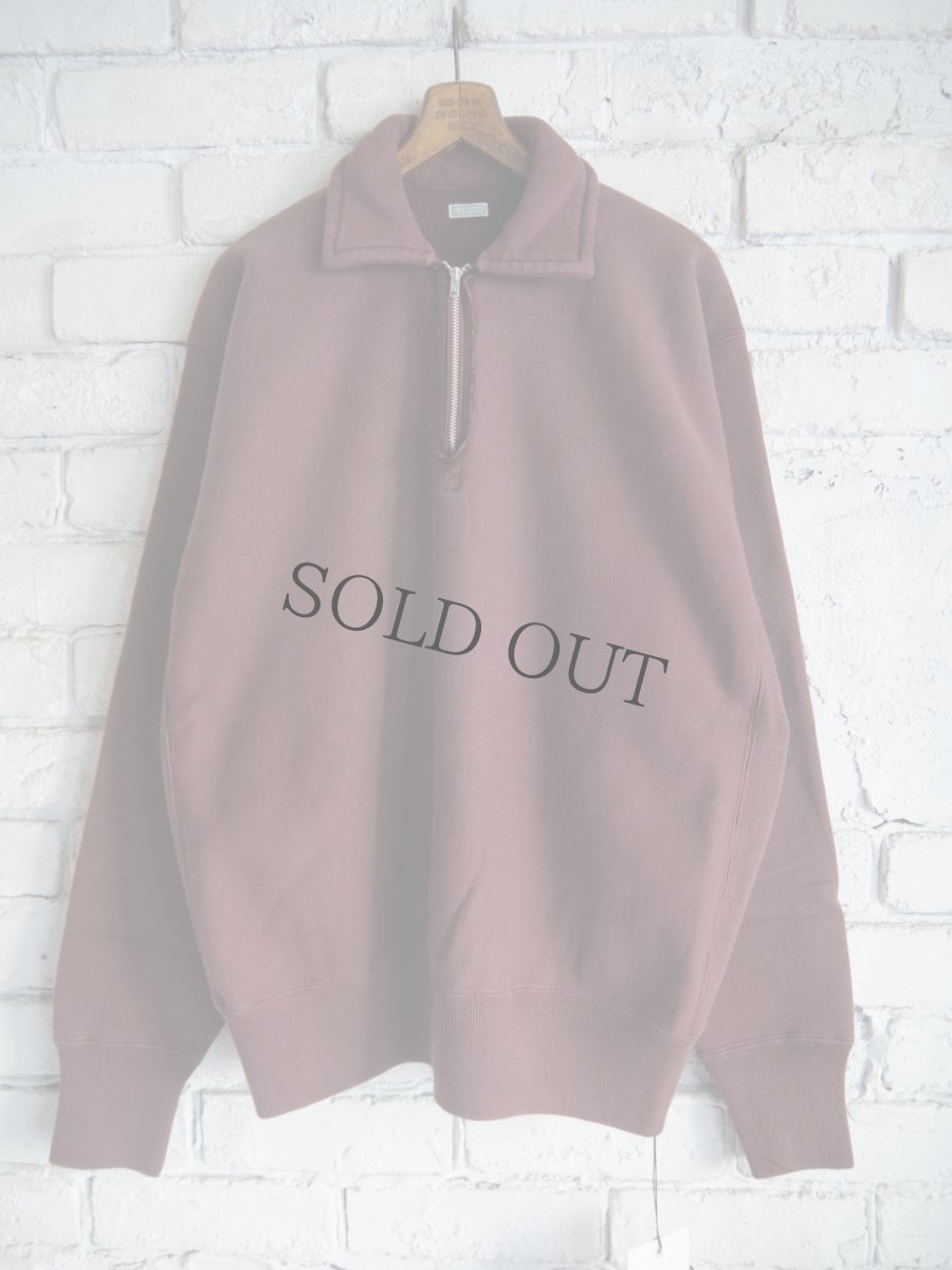 画像1: A.PRESSE Vintage Half Zip Sweatshirt アプレッセ  ハーフジップスウェットシャツ (25AAP-05-09) (1)
