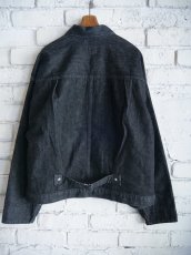 画像6: POST OʼALLS EL RANCHERO 3 : 12OZ. DENIMBLACK DEEP WASH ポストオーバーオールズ 12.5oz デニムジャケット  (3105) (6)