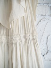 画像4: R&D.M.Co- / OLDMAN'S TAILOR GARMENT DYE LAWN SCARF COLLAR COMBINAISON  オールドマンズテーラー アールアンドディーエムコー　ガーメントダイローンスカーフカラーコンビネゾン（7522） (4)