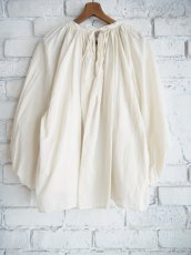 画像5: R&D.M.Co- / OLDMAN'S TAILOR GARMENT DYE LAWN GATHER SMOCK  オールドマンズテーラー アールアンドディーエムコー　ガーメントダイローンギャザースモック（7520） (5)