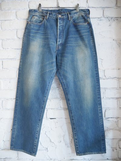 画像1: A.PRESSE  Washed Denim Wide Pants アプレッセ ウォッシュドデニムワイドパンツ (AP-4002)