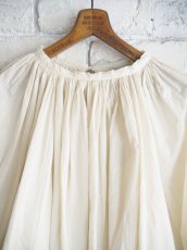 画像2: R&D.M.Co- / OLDMAN'S TAILOR GARMENT DYE LAWN GATHER SMOCK  オールドマンズテーラー アールアンドディーエムコー　ガーメントダイローンギャザースモック（7520） (2)