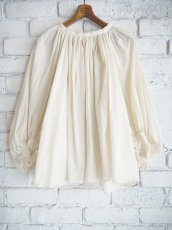画像1: R&D.M.Co- / OLDMAN'S TAILOR GARMENT DYE LAWN GATHER SMOCK  オールドマンズテーラー アールアンドディーエムコー　ガーメントダイローンギャザースモック（7520） (1)