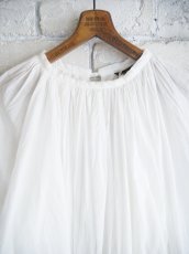 画像2: R&D.M.Co- / OLDMAN'S TAILOR GARMENT DYE LAWN GATHER SMOCK  オールドマンズテーラー アールアンドディーエムコー　ガーメントダイローンギャザースモック（7520） (2)
