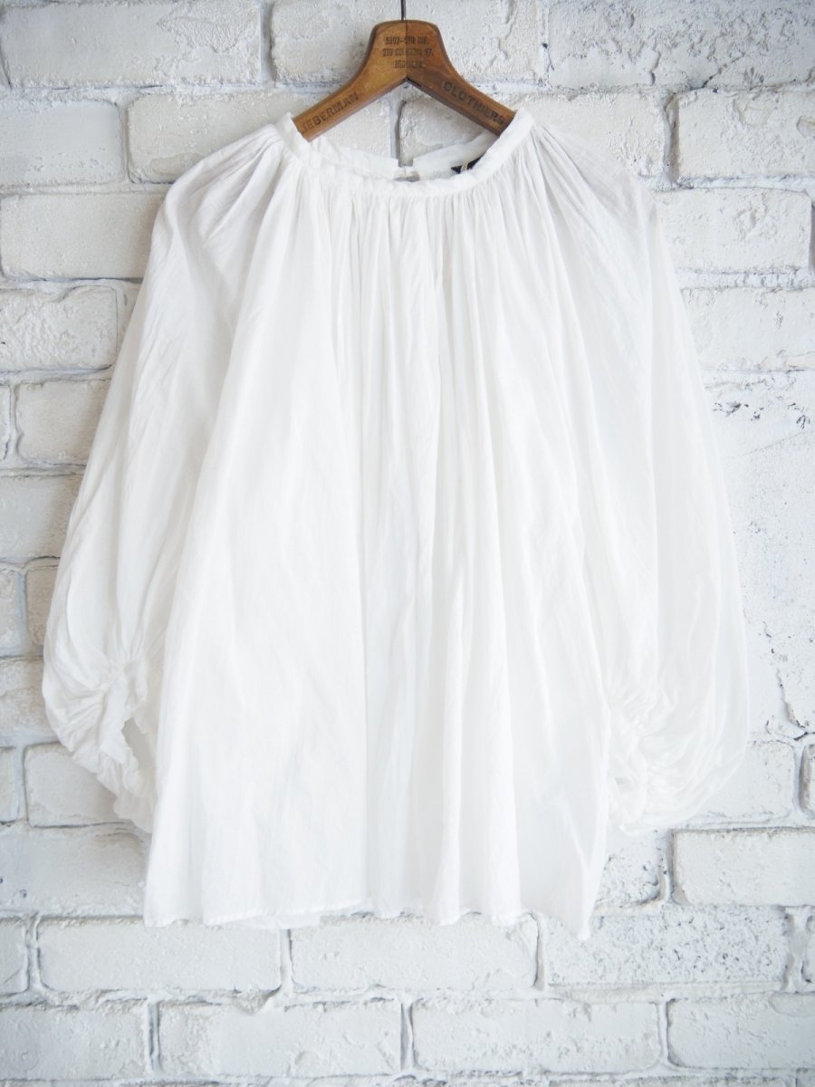 画像1: R&D.M.Co- / OLDMAN'S TAILOR GARMENT DYE LAWN GATHER SMOCK  オールドマンズテーラー アールアンドディーエムコー　ガーメントダイローンギャザースモック（7520） (1)