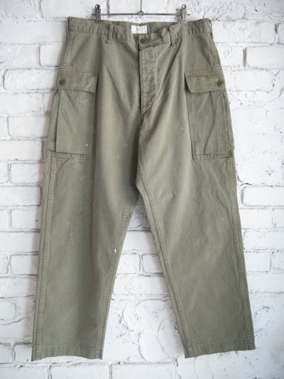 画像1: HERILL U.S.N ARMY M-43 HBT Pants ヘリル USN ARMY M-43 ヘリンボーンツイルパンツ(25-030-HL-8050-30)