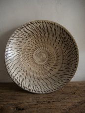 画像1: 小鹿田焼 坂本工窯 尺皿 (1)