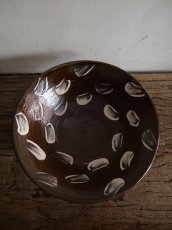 画像1: 小鹿田焼 坂本工窯 7寸深皿 (1)